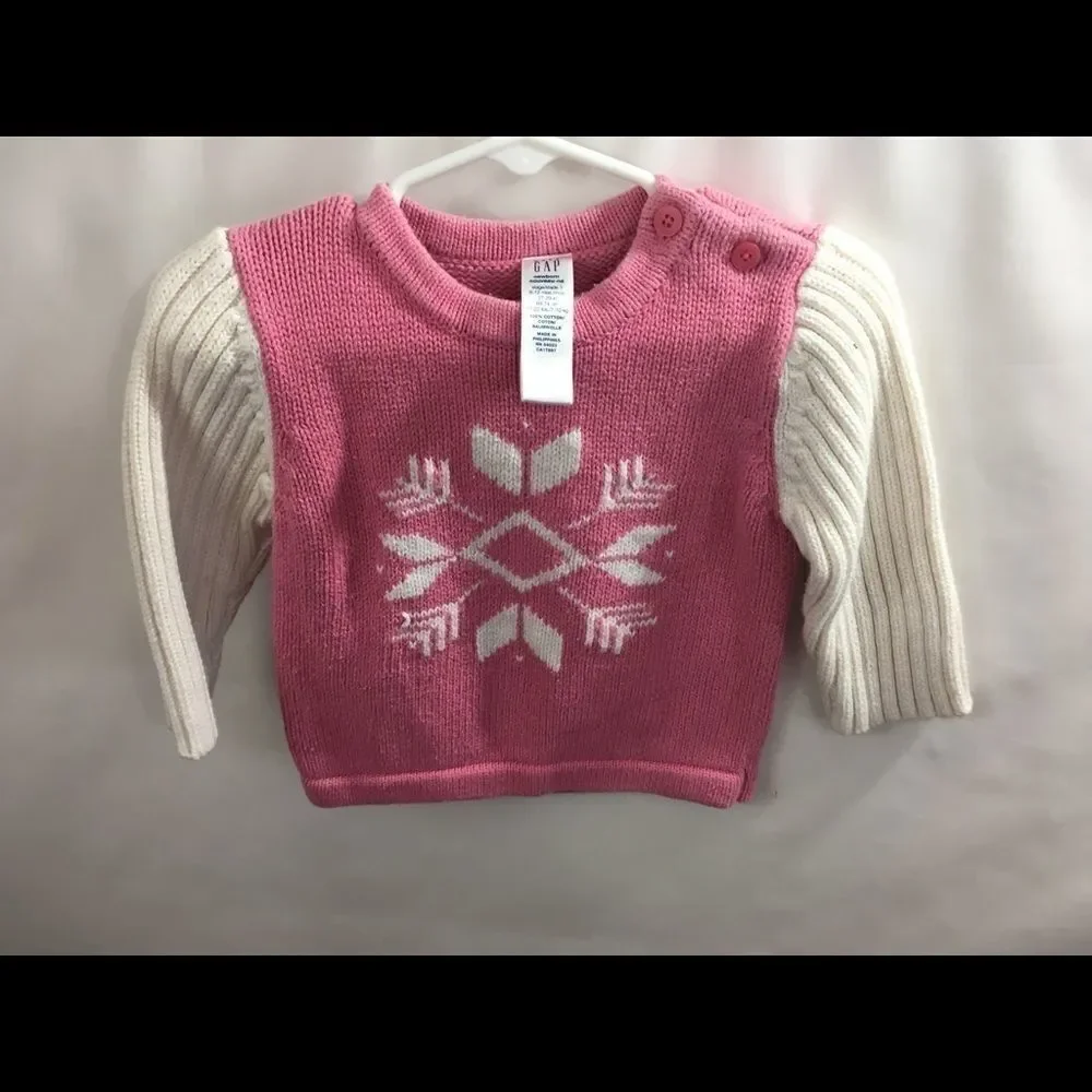 Gap Sweater Infant 6-12 months Pink NWOT